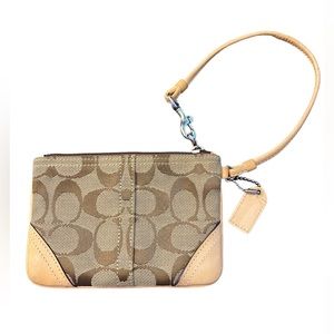 Small Coach Wristlet